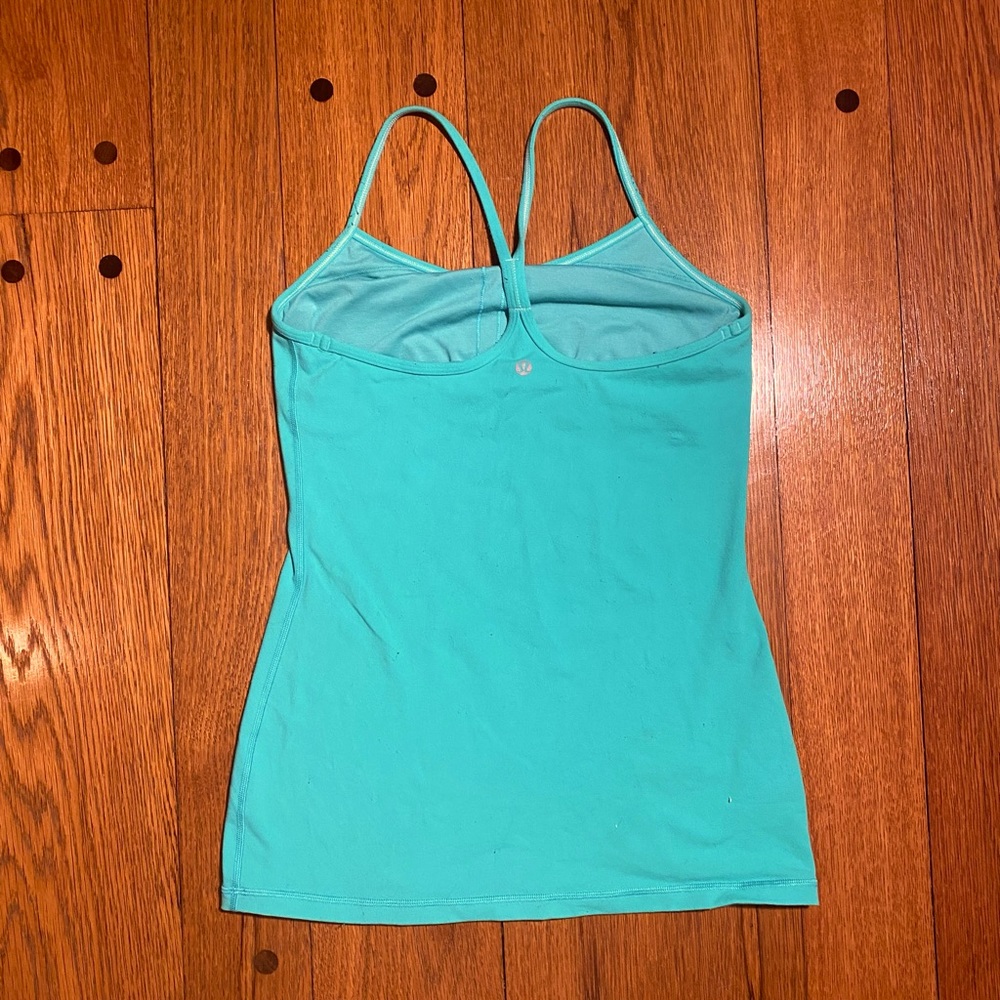 Green/teal Lululemon Racerback Tank